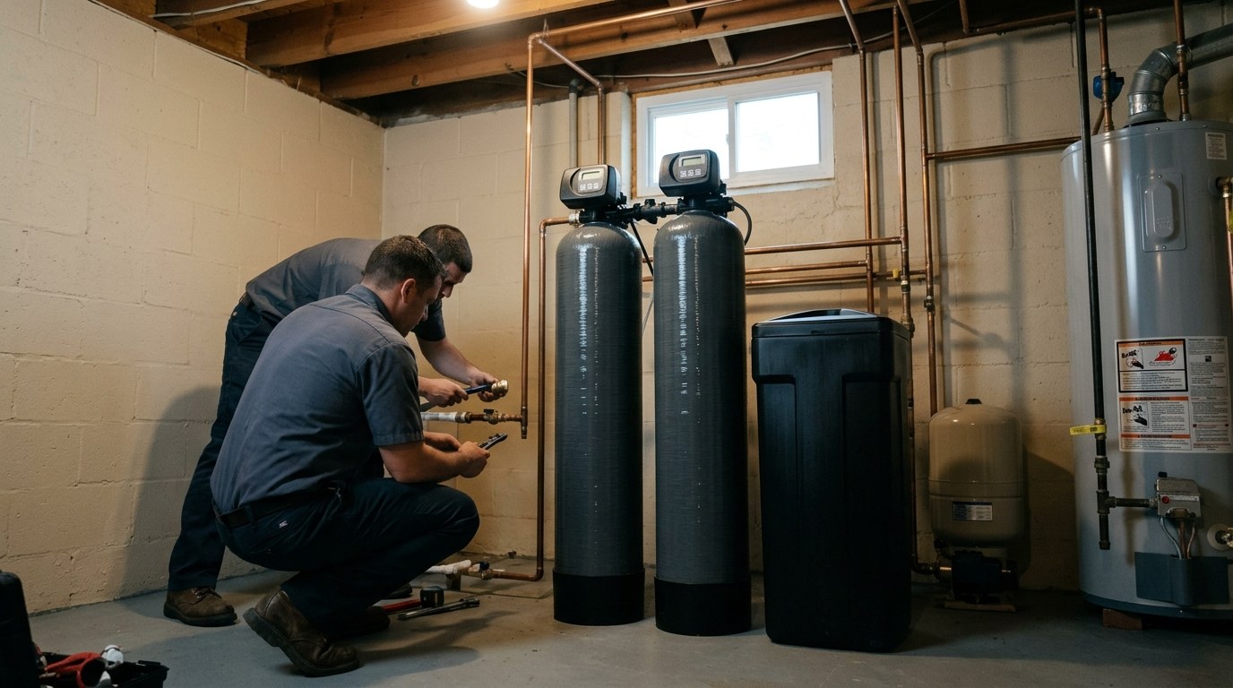 Water softener equipment for Princeton-area homes